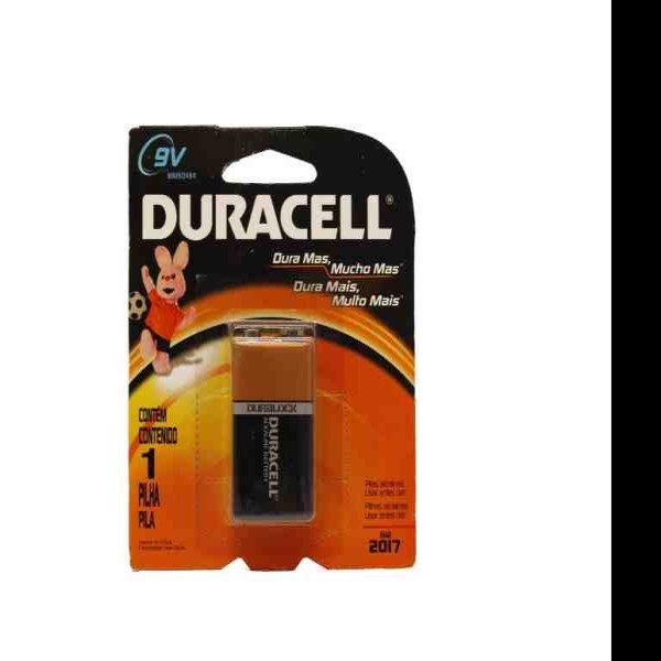 PILA ALCALINA 9V. DURACEL MN-1604 BL.C1 E.12 C.48